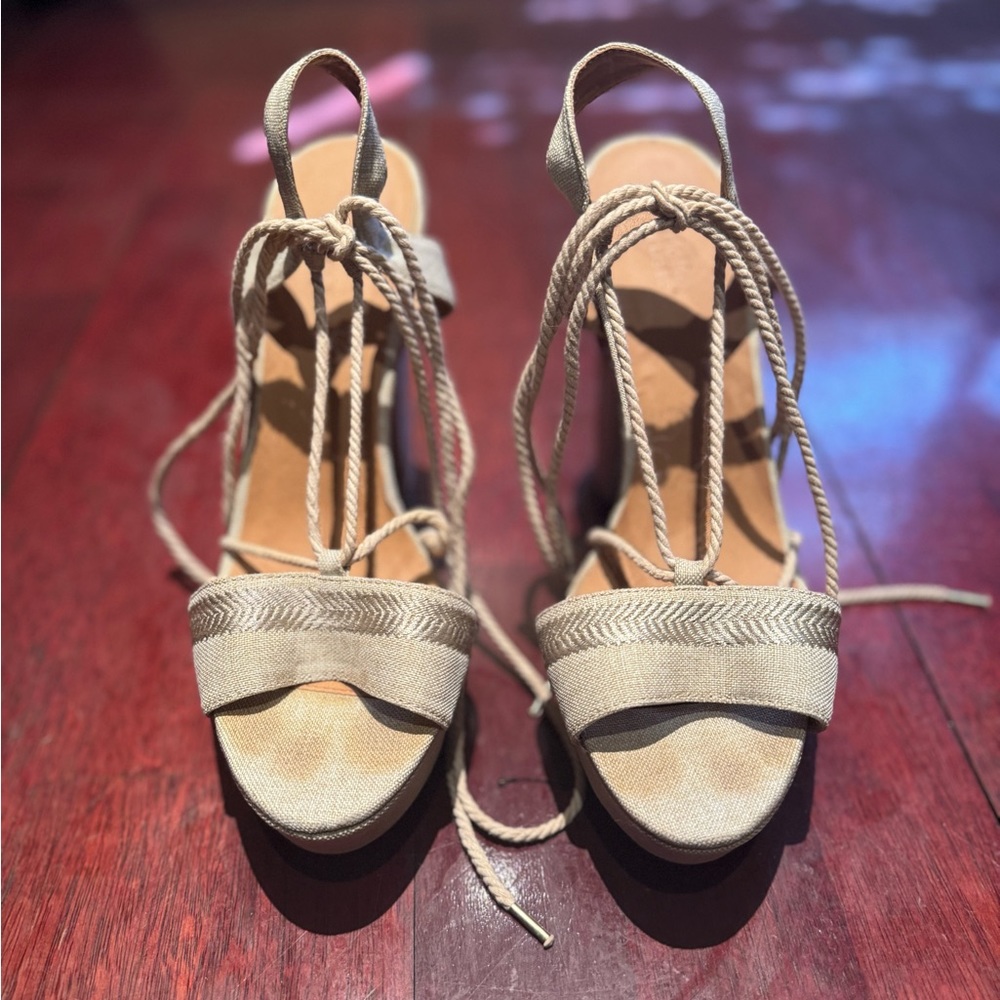Lace up heels